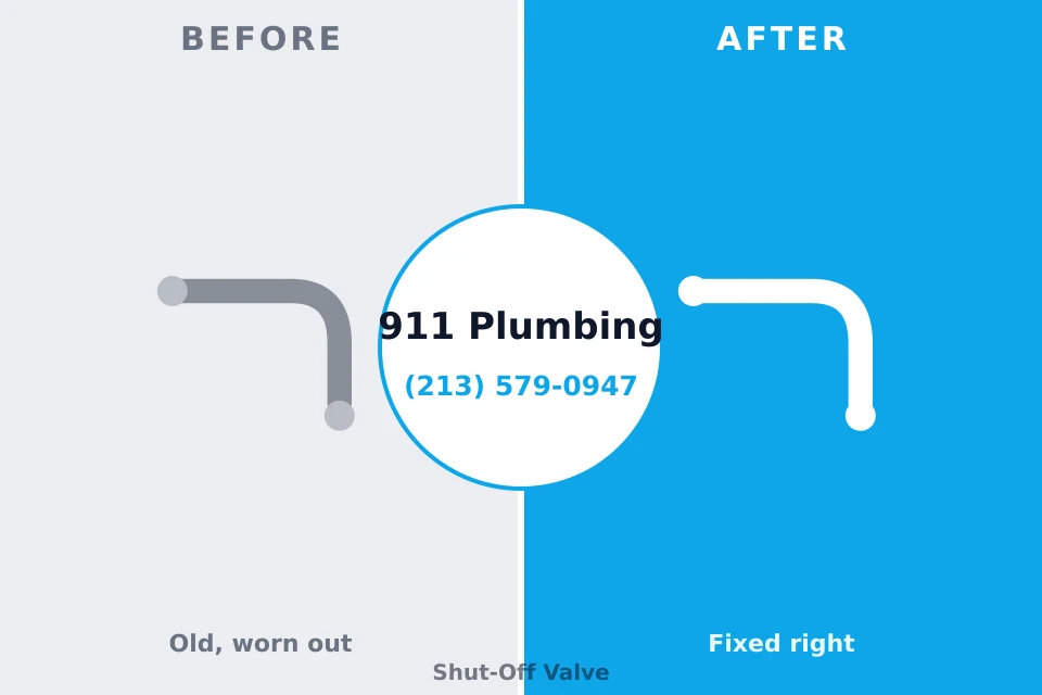 Before and after: plumbing repair Paintsville, KY